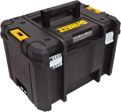 DeWALT - 1 Tray Tool Box - 17-1/4" Wide x 13" Deep x 11-7/8" High, Structural Foam, Black - Exact Tool & Supply