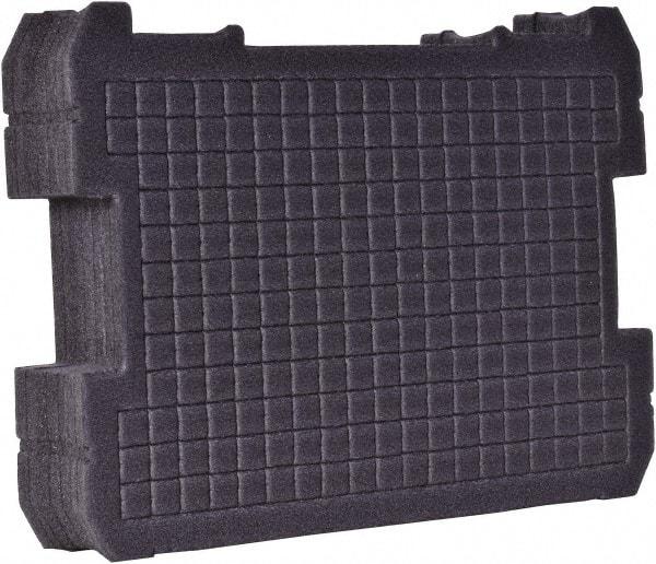 DeWALT - Tool Box Foam Foam Insert - 12-51/64" Wide x 16-51/64" Deep x 2-51/64" High, Gray, For DWST17808, DWST17807, DWST17805 - Exact Tool & Supply