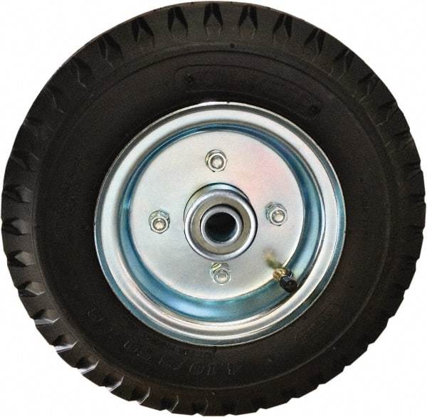 Value Collection - 12 Inch Diameter x 4 Inch Wide, Pneumatic Caster Wheel - 396 Lb. Capacity, 1 Inch Axle Diameter, Ball Bearing - Exact Tool & Supply