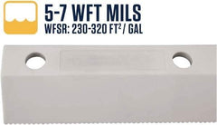 SEYMOUR-MIDWEST - 18" Rubber Blade Floor Squeegee - Threaded End, Single Edge, Gray, Use with 78255 - Exact Tool & Supply