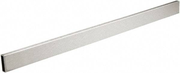 ECONOCO - 1/2" Wide, 1-1/2 High, Open Shelving Accessory/Component - Steel, Satin Chrome Finish, 24" Long, Use with 1-1/4" Hangrail Brackets - Exact Tool & Supply