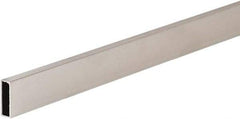 ECONOCO - 1/2" Wide, 1-1/2 High, Open Shelving Accessory/Component - Steel, Chrome Finish, 24" Long, Use with 1-1/4" Hangrail Brackets - Exact Tool & Supply