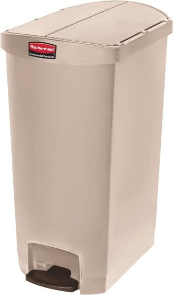 Rubbermaid - 18 Gal Rectangle Unlabeled Trash Can - Exact Tool & Supply