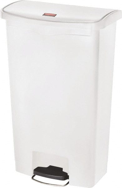 Rubbermaid - 18 Gal Rectangle Unlabeled Trash Can - Exact Tool & Supply