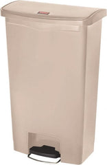 Rubbermaid - 18 Gal Rectangle Unlabeled Trash Can - Exact Tool & Supply