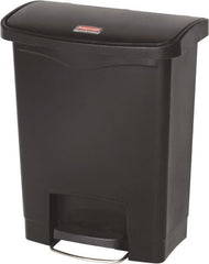 Rubbermaid - 8 Gal Rectangle Unlabeled Trash Can - Exact Tool & Supply
