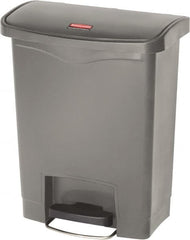Rubbermaid - 8 Gal Rectangle Unlabeled Trash Can - Exact Tool & Supply