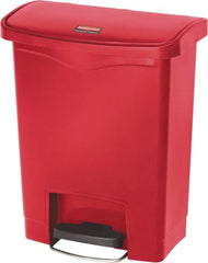 Rubbermaid - 8 Gal Rectangle Unlabeled Trash Can - Exact Tool & Supply