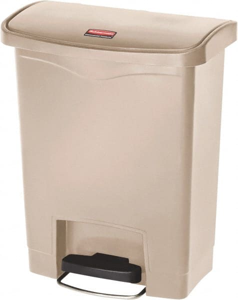 Rubbermaid - 8 Gal Rectangle Unlabeled Trash Can - Exact Tool & Supply