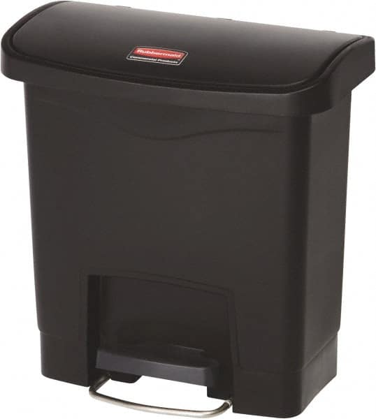 Rubbermaid - 8 Gal Rectangle Unlabeled Trash Can - Exact Tool & Supply