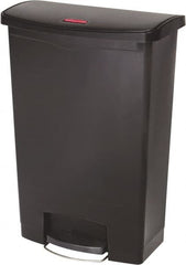 Rubbermaid - 24 Gal Rectangle Unlabeled Trash Can - Exact Tool & Supply