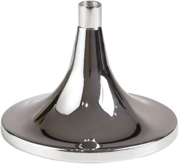 ECONOCO - 6" Wide, Open Shelving Accessory/Component - Steel, Chrome Finish, 6" Long, Use with 5/8" Flange Upright - Exact Tool & Supply