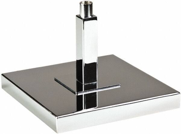 ECONOCO - 8" Wide, Open Shelving Accessory/Component - Steel, Chrome Finish, 8" Long, Use with 5/8" Flange Upright - Exact Tool & Supply