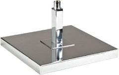 ECONOCO - 10" Wide, Open Shelving Accessory/Component - Steel, Chrome Finish, 10" Long, Use with 5/8" Flange Upright - Exact Tool & Supply