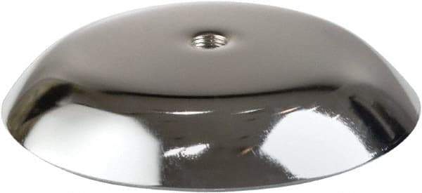 ECONOCO - 4" Wide, Open Shelving Accessory/Component - Steel, Chrome Finish, 4" Long, Use with 3/8" Flange Upright - Exact Tool & Supply