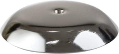 ECONOCO - 4" Wide, Open Shelving Accessory/Component - Steel, Chrome Finish, 4" Long, Use with 3/8" Flange Upright - Exact Tool & Supply