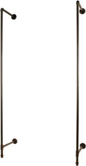 ECONOCO - 96 High, Open Shelving Accessory/Component - Steel, Anthracite Finish, 19-1/2" Deep, Use with Pipe System Outrigger - Exact Tool & Supply