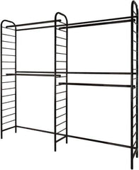 ECONOCO - 16" Wide, 88 High, Open Shelving Accessory/Component - Steel, Semi-Gloss Finish, 96" Long, Use with Ladder System - Exact Tool & Supply