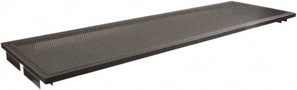 ECONOCO - 43" Wide, Open Shelving Accessory/Component - Steel, Matte Finish, 43" Long, Use with Mirage Mini-Ladder System - Exact Tool & Supply
