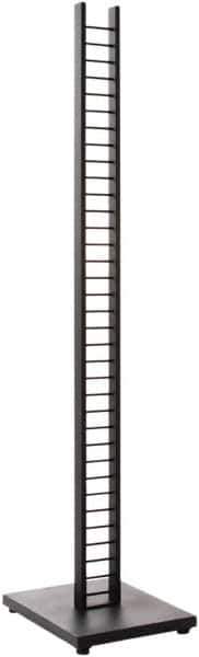 ECONOCO - 12" Wide, 54 High, Open Shelving Accessory/Component - Steel, Matte Finish, 15" Long, Use with Mini-Ladder System - Exact Tool & Supply