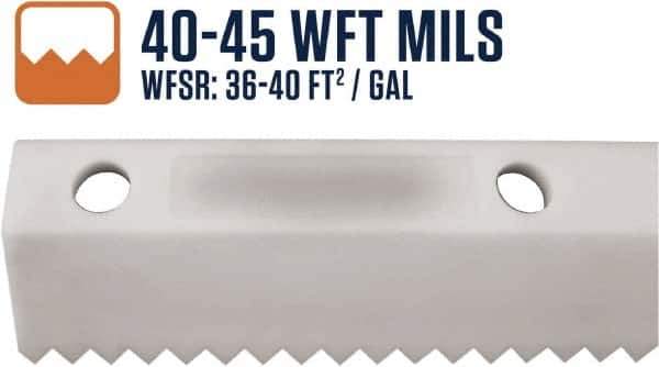 SEYMOUR-MIDWEST - 26" Rubber Blade Floor Squeegee - Threaded End, Single Edge, Gray, Use with 78256 - Exact Tool & Supply