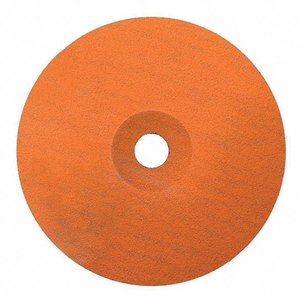 WALTER Surface Technologies - 7" Diam 7/8" Hole 24 Grit Fiber Disc - Ceramic - Exact Tool & Supply