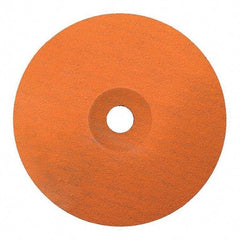 WALTER Surface Technologies - 7" Diam 7/8" Hole 24 Grit Fiber Disc - Ceramic - Exact Tool & Supply