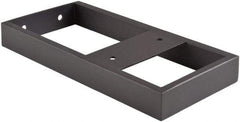 ECONOCO - Black Matte Finish Anchor Bracket - 12-3/4" Long, 6" Wide - Exact Tool & Supply