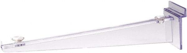 ECONOCO - Clear Shelf Bracket - 12" Long - Exact Tool & Supply