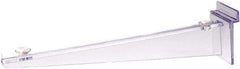 ECONOCO - Clear Shelf Bracket - 12" Long - Exact Tool & Supply