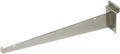 ECONOCO - Chrome Coated Shelf Bracket - 12" Long - Exact Tool & Supply