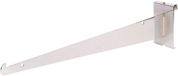ECONOCO - Chrome Coated Shelf Bracket - 14" Long - Exact Tool & Supply