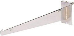 ECONOCO - Chrome Coated Shelf Bracket - 12" Long - Exact Tool & Supply