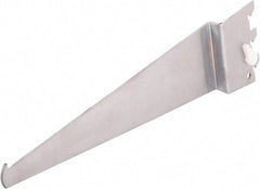 ECONOCO - Satin Chrome Coated Offset Bracket - 12" Long - Exact Tool & Supply