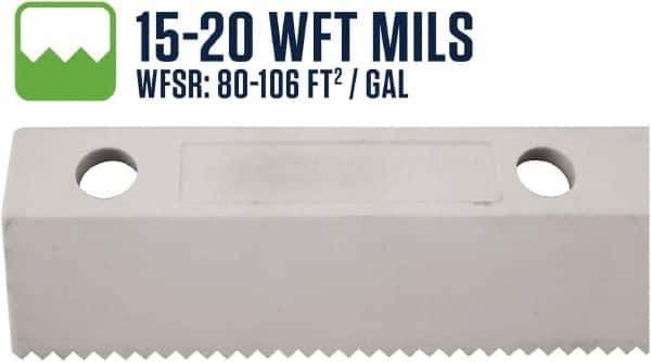 SEYMOUR-MIDWEST - 26" Rubber Blade Floor Squeegee - Threaded End, Single Edge, Gray, Use with 78256 - Exact Tool & Supply