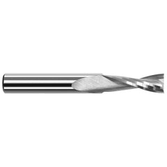 Harvey Tool - 1/4", 3/8" LOC, 1/4" Shank Diam, 2-1/2" OAL, 2 Flute Solid Carbide Square End Mill - Exact Tool & Supply