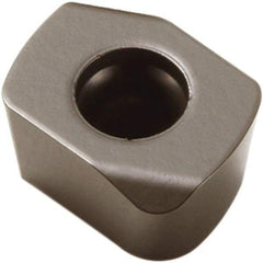Seco - LPKW05T210 Grade MP2500 Carbide Milling Insert - TiCN/Al2O3 Finish, 1/8" Thick, 1/4" Inscribed Circle - Exact Tool & Supply