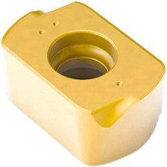 Seco - LOHW060310 Grade MH1000 Carbide Milling Insert - TiAlN Finish, 1/8" Thick, 1/4" Inscribed Circle - Exact Tool & Supply