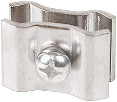 ECONOCO - Open Shelving Accessory/Component - Steel, Chrome Finish, Use with Grid Panels - Exact Tool & Supply