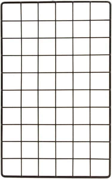 ECONOCO - 10" Wide, Open Shelving Accessory/Component - Steel, 16" Long, Use with Grid Panels & Cubbies - Exact Tool & Supply