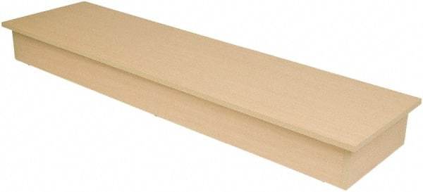 ECONOCO - 16" Wide, 6 High, Open Shelving Accessory/Component - Melamine, 60" Long, Use with Glass Cubbies - Exact Tool & Supply