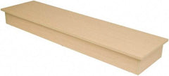 ECONOCO - 16" Wide, 6 High, Open Shelving Accessory/Component - Melamine, 60" Long, Use with Glass Cubbies - Exact Tool & Supply