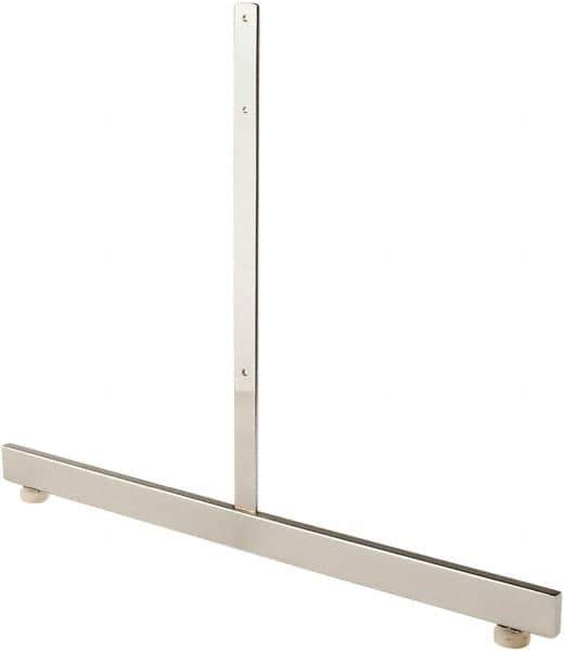 ECONOCO - 19-1/2 High, Open Shelving Accessory/Component - Steel, Chrome Finish, 24" Long, Use with Grid Panels - Exact Tool & Supply