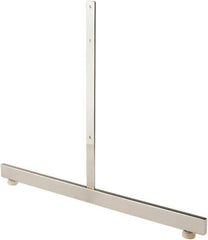 ECONOCO - 19-1/2 High, Open Shelving Accessory/Component - Steel, Chrome Finish, 24" Long, Use with Grid Panels - Exact Tool & Supply