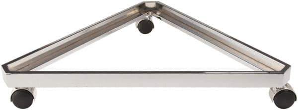 ECONOCO - Open Shelving Accessory/Component - Steel, Chrome Finish, 24" Long, Use with Grid Panels - Exact Tool & Supply
