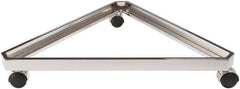 ECONOCO - Open Shelving Accessory/Component - Steel, Chrome Finish, 24" Long, Use with Grid Panels - Exact Tool & Supply