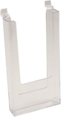 ECONOCO - 4-1/2" Wide x 1" Deep x 9" High, 1 Compartment, Acrylic Literature Holder - Clear, 4-7/16" Compartment Width x 13/16" Compartment Depth x 8-1/4" Compartment Height - Exact Tool & Supply