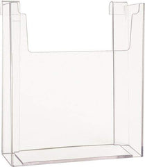 ECONOCO - 8-1/2" Wide x 2-1/4" Deep x 11" High, 1 Compartment, Acrylic Literature Holder - Clear, 8-7/8" Compartment Width x 2-1/4" Compartment Depth x 9-5/8" Compartment Height - Exact Tool & Supply