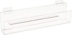 ECONOCO - 16" Wide x 2" Deep x 4" High, Acrylic Greeting Card Shelf - Clear - Exact Tool & Supply