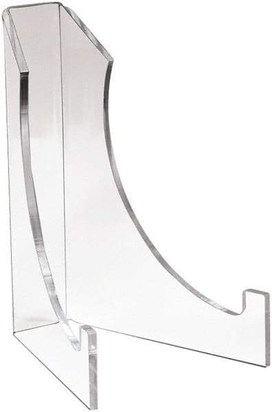 ECONOCO - 6" Deep x 8" High, Acrylic Display Easel - Clear - Exact Tool & Supply